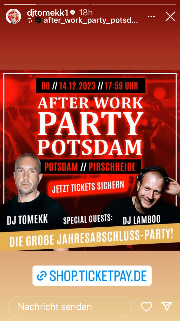 After Work Party Potsdam Pirschheide